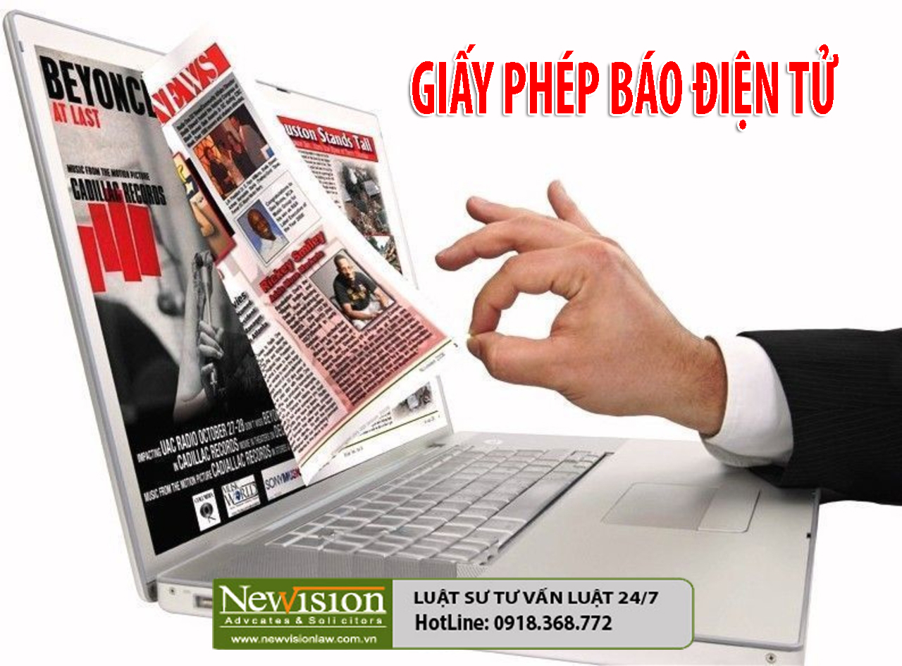 ++Newvision Law tư vấn làm Giấy phép hoạt động báo điện tử online