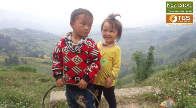 Học sinh trường tiểu học xã Pải Lủng, huyện Mèo Vạc, tỉnh Hà Giang